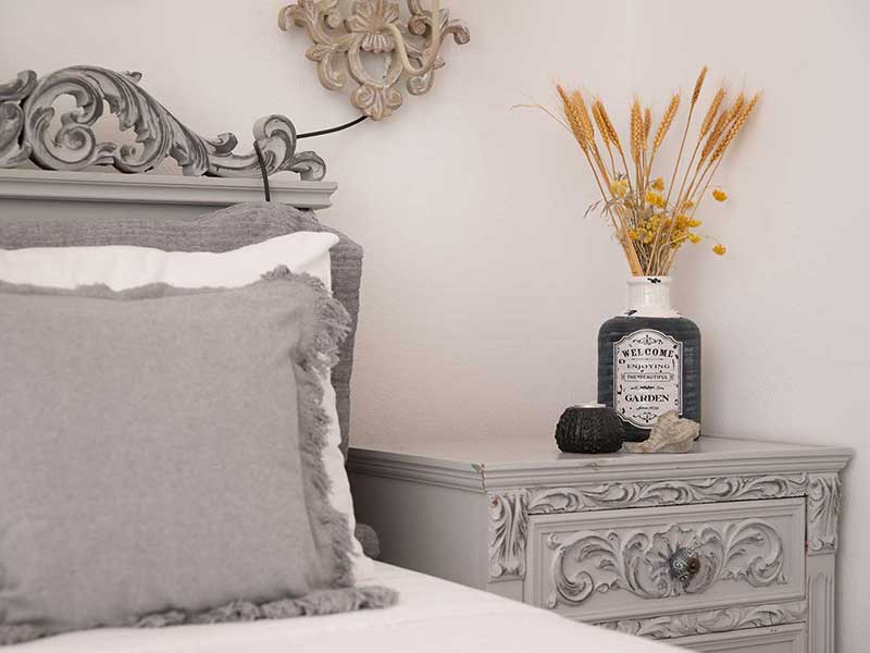 Το υπνοδωμάτιο στο διαμέρισμα Απόλλων