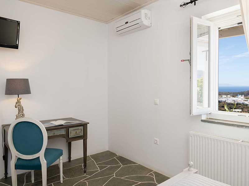 Το υπνοδωμάτιο στο διαμέρισμα Απόλλων