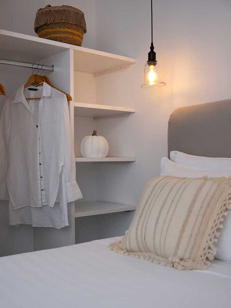 Το υπνοδωμάτιο του διαμερίσματος Άρτεμις